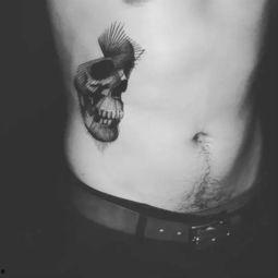 欧美甜辣纹身图片男生